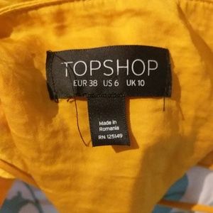 Topshop Dresses - Gold short dress Topshop Dresses - Gold short dress